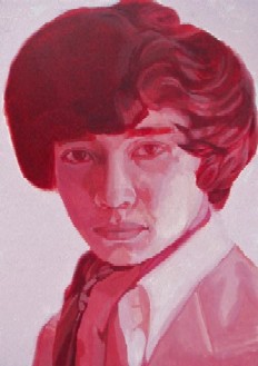 ヒロミ　 2010制作　420mm×300mm イラストレ-ションボードにアクリル絵具